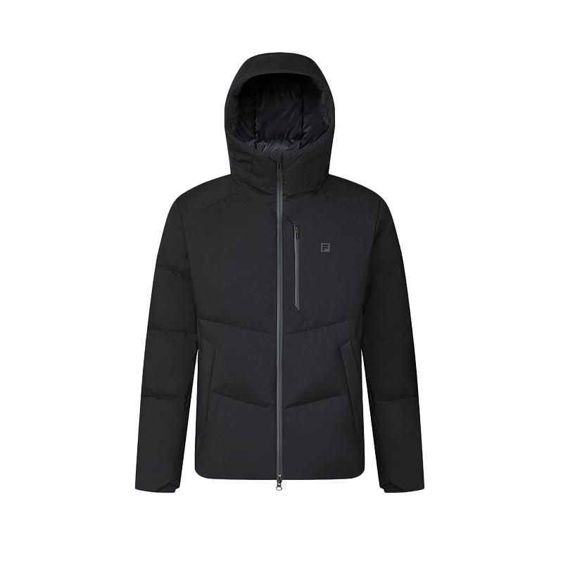New FILA Athletics Down Jacket Men's Pitch Black A11M441904FBK