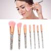 7PCS Makeup Brush Set Foundation Powder Concealers Eye Shadows Soft Brush Stylish Handle Cosmetic Tool