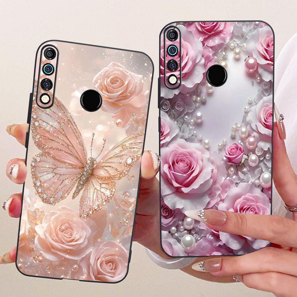 Phone Case For Tecno Camon 12 Cover Silicone Cute Cat Fashion Funny Painted Casing For Techno Camon 12 CC7S