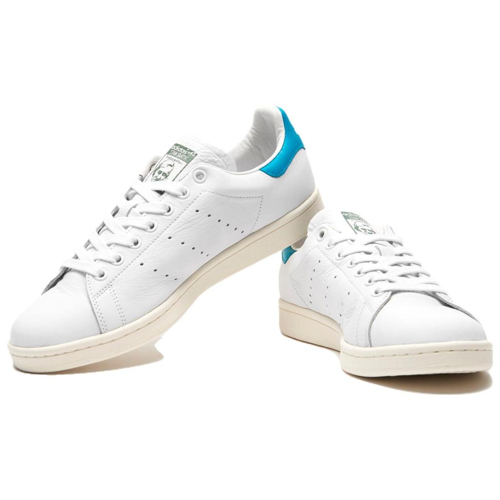 Adidas Originals Stan Smith Non-Slip Wear-Resistant Breathable Low-Top Sneakers Men Sneakers White Blue BY9045
