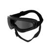 Haustier-Sonnenbrille Verstellbar Anti-UV-Blendung Winddicht Sonnenbrille für Hunde Outdoor Wandern Laufen Strand Alle Rassen Augenschutz Schwarz