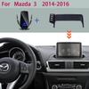 Držák na telefon do auta Pro Mazda 3 2014 2015 2016 BM BN Pevný držák na navigaci na obrazovku Bezdrátové nabíjení Mobilní stojánek Držák do auta