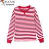 Woodpecker Women's Autumn Striped Long Sleeve T-Shirt
