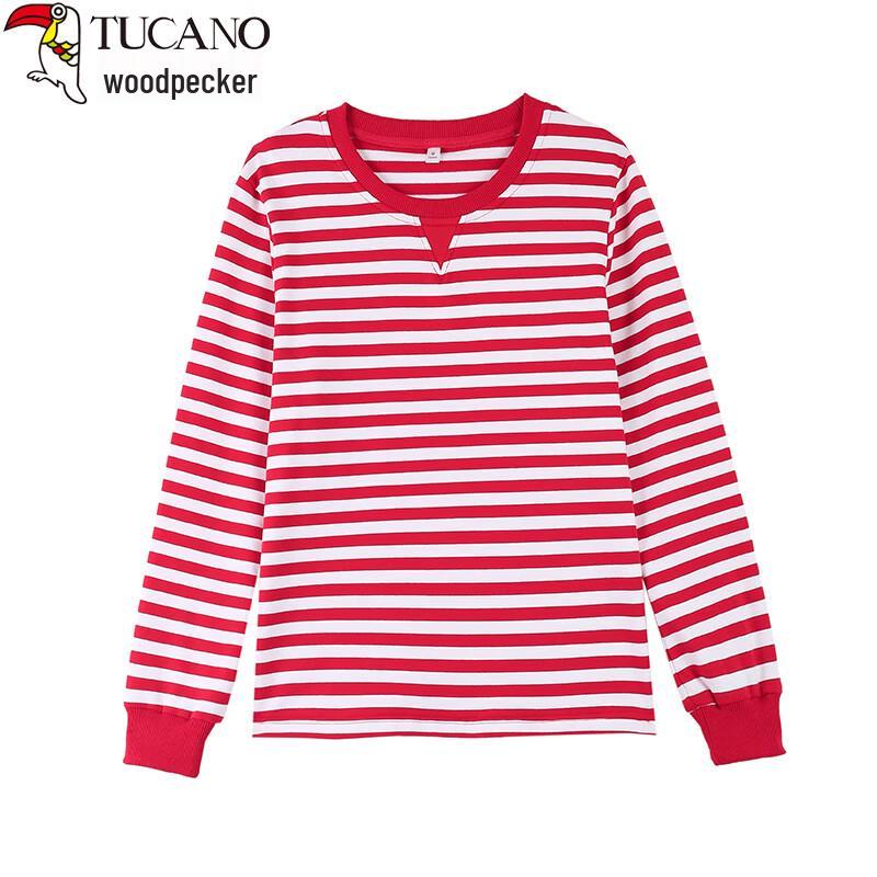 Woodpecker Women's Autumn Striped Long Sleeve T-Shirt