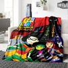 Teen Titans Tokyo Flannel Blanket Super Soft Warm Cozy Blanket For Sofa Bed Office Travel Allseason Home Decor Gift