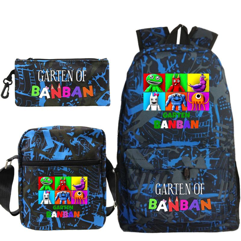 Spotted Garden Primary School Bag Shoulder Bag Pencil Bag Three-piece Set