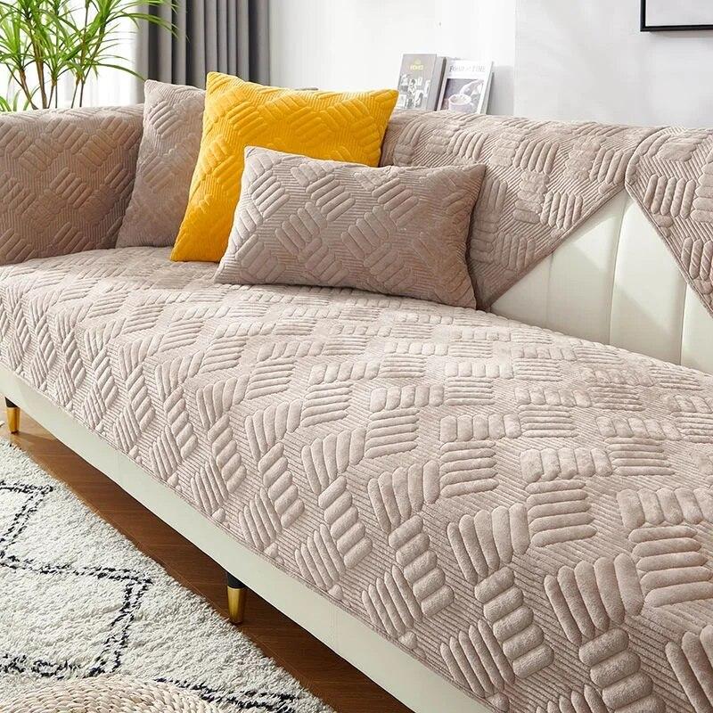 Verdicken Plüsch Sofa Abdeckung Handtuch Universal Non-slip Sofa Matte Winter Warme Sofa Handtuch Couch Schonbezüge für Wohnzimmer Hause decor
