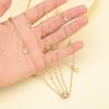 New Fashion Boho Crystal Head Chain Wedding Hair Accessories Elegant Headpiece Bling Bridal Forehead Chain Indian Hair Jewelry