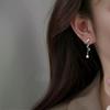 Twisted Line Star Pendant Long Earrings For Women Personality Fashion New Trend Jewelry Gifts Wholesale
