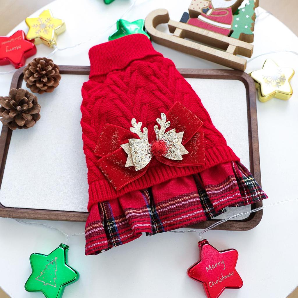 PETCIRCLE Holiday Christmas Knitted Sweater Collection for Pets - Autumn/Winter 