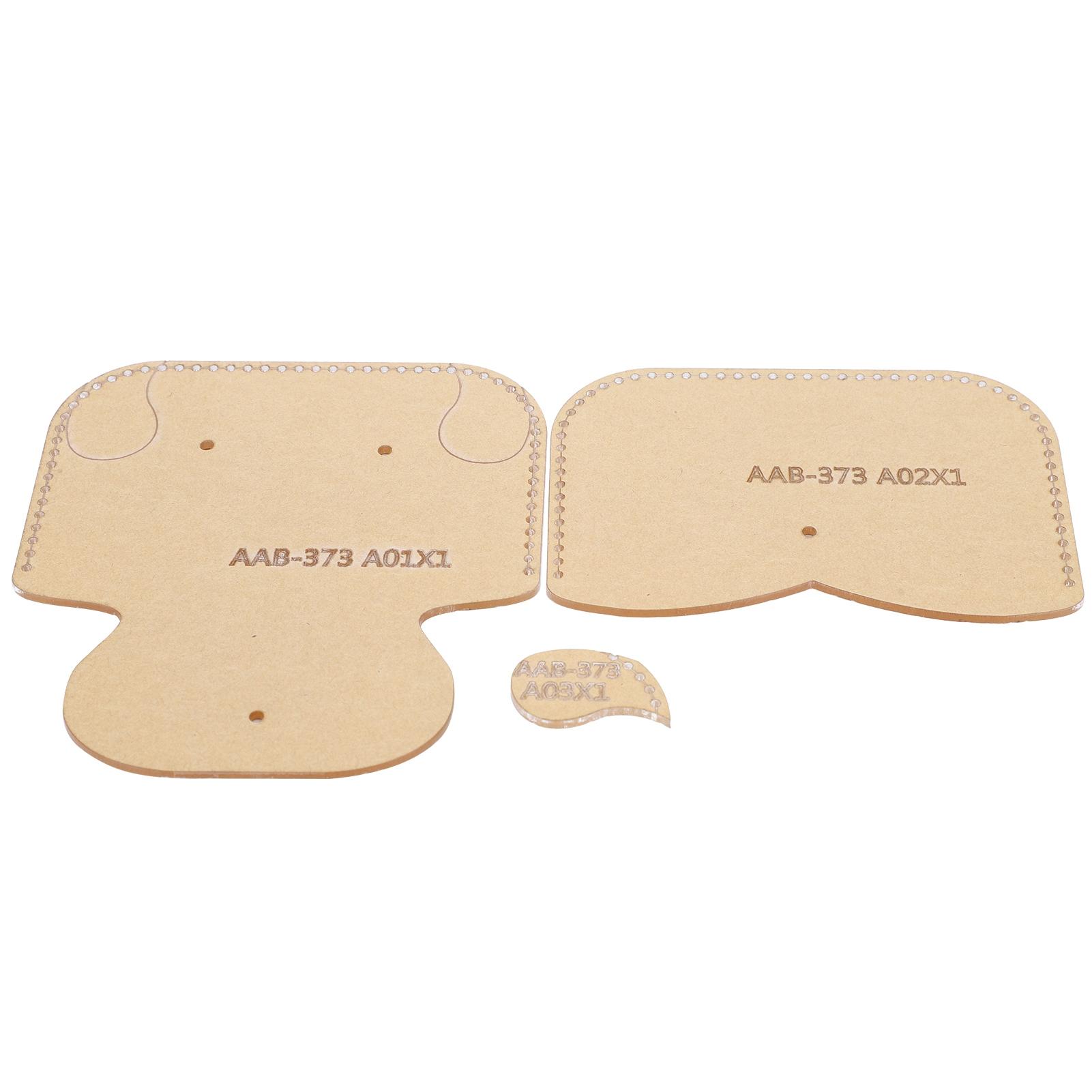 

3 шт. Акриловый шаблон для кошелька для монет DIY HandMade Cartoon Puppy Leather Pattern Wallet Mold Craft