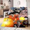 Dragon Ball Z Print Blanket Warm Comfortable Flannel Blanket Suitable for Bedrooms,Sofas, Beds,Chairs,Travel -QIAO15