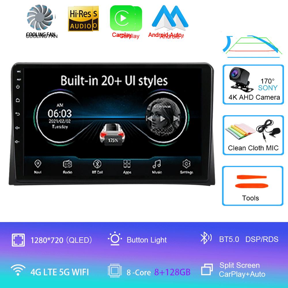 Android 14 Car Radio CarPlay For VW Multivan T5 Transporter 2003 - 2015 4G GPS DSP 2Din Stereo Multimedia Video Player BT