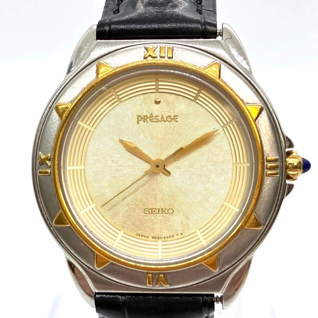 Used Good condition, working, new battery SEIKO PRESAGE quartz watch