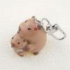 Lovely Capybara Keychain Adorable Cartoon Designed Key Holder Hanging Ornament for Bag Charm or Car Decoration