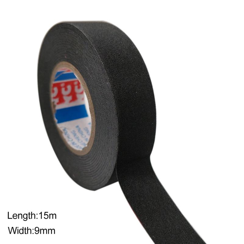

Adhesive Cloth Tape For Cable Harness Wiring Loom Width 9/15/19/25/32MM Length15M Car Velvet Retardant Tape