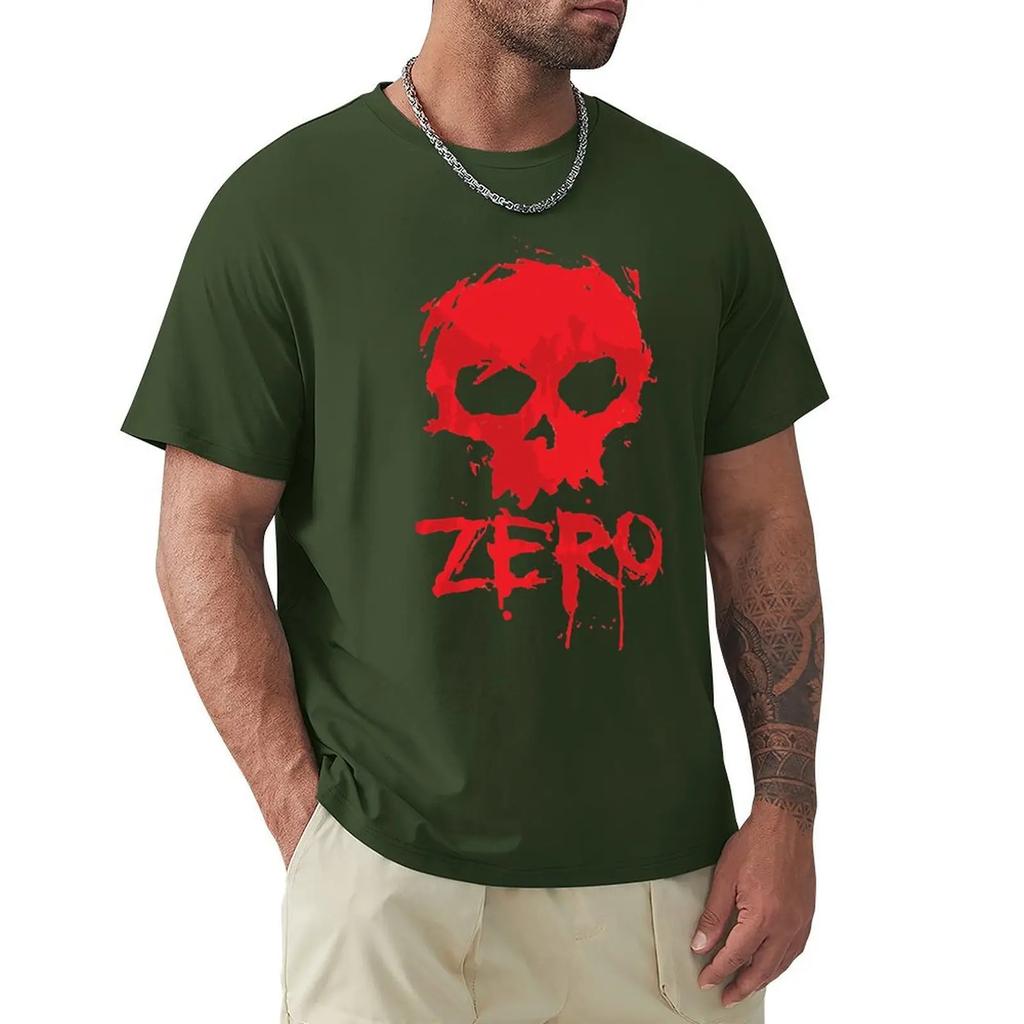 New Zero Original Skate Vintage Skull Men'S Black T-Shirt Unisex Men Women Tee Shirt