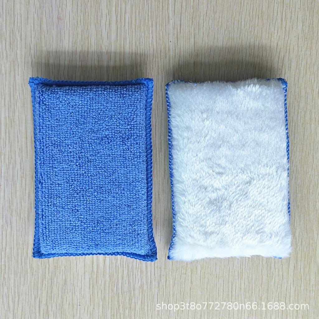 Car Interior Cleaning Sponge Wipe Polyester Silk Brush Towel Cloth Sponge Block Car Wash Sponge Cleaning Tool