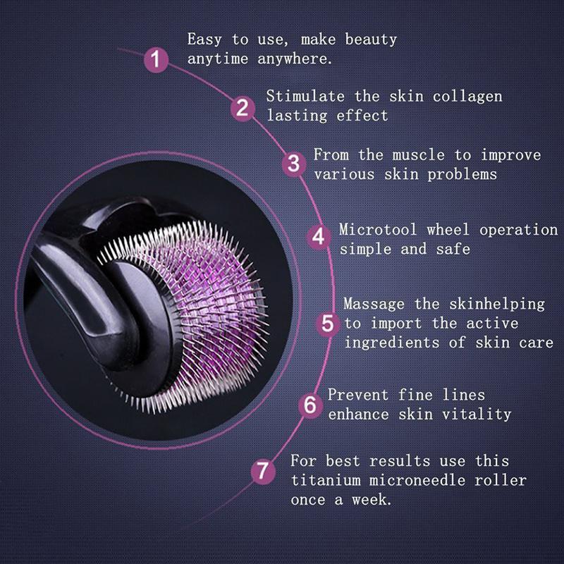540 Microneedle Derma Roller Micro Needle Pen Therapie Hautwiederherstellung