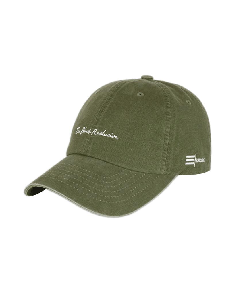Beullaeglikeullusibeu Cursive Washed Ball Cap 4 Colors [Bkf2Ucc015]