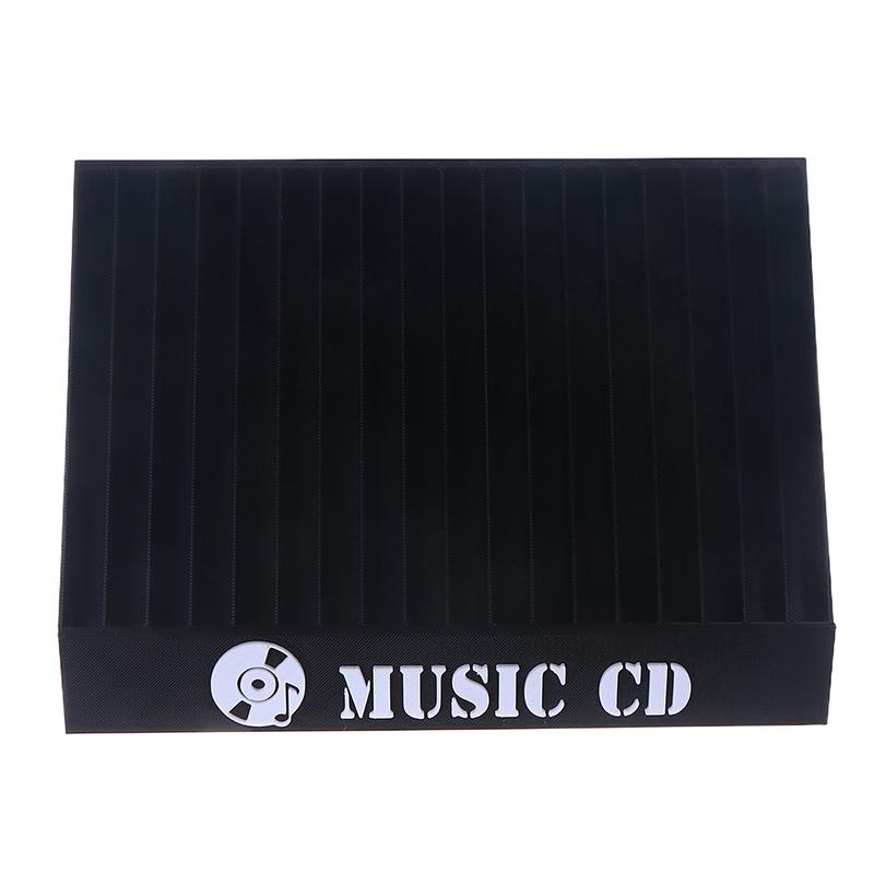 Cd Shaped Disc Storage Rack 18 Compartments Desktop Organizer Simple Minimal Custom Cd Dvd Holder