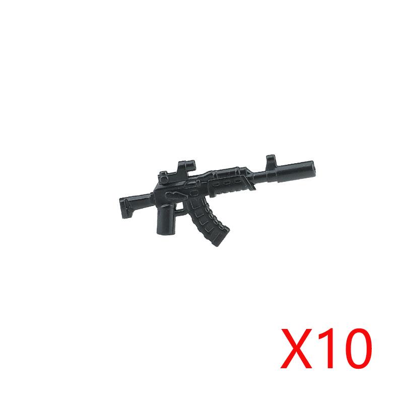 Military Weapons Accessories Building Blocks Russian Special Forces AK Rifles Tactical Bulletproof Vests Equipments Bricks Toys