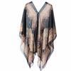 Women Beach Shawl Sun Protection Printing Sunscreen Anti-UV Vintage Beachwear Chiffon Soft Buttons Summer Scarf Clothes Accessories