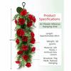Vine Decoration Xmas Artificial Flower Vine Christmas Fake Plants Vine  Wedding Decorative
