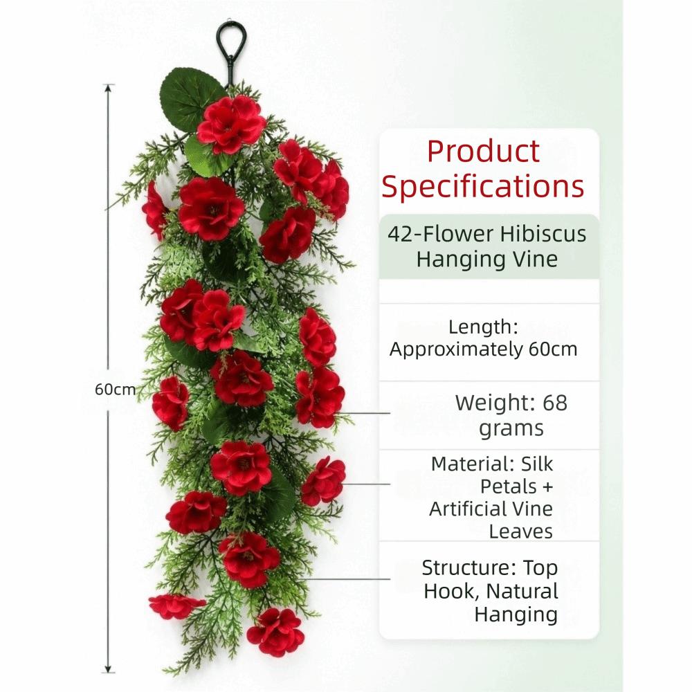 Vine Decoration Xmas Artificial Flower Vine Christmas Fake Plants Vine Wedding Decorative