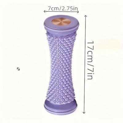 1 PVC Foot Massager, Easy Rolling Plantar Fascia Roller,Good For Yoga And Arch Support,Muscle Relaxation,Suitable For Home Exercise,Valentine's Day,