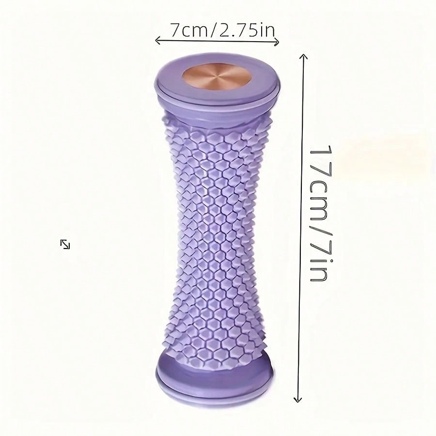 1 PVC Foot Massager, Easy Rolling Plantar Fascia Roller,Good For Yoga And Arch Support,Muscle Relaxation,Suitable For Home Exercise,Valentine's Day,