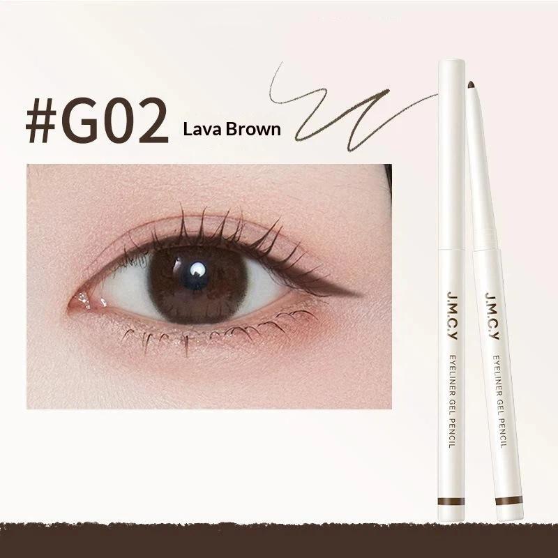 Jmcy Eyeliner Gel Pencil Smooth High Pigmentation Long Lasting Smudge Proof For Daily Makeup Party Use