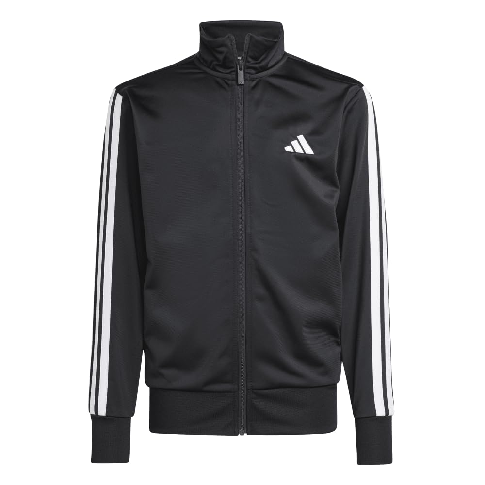 Adidas Tracksuit Set for J150 Kids' Boys, Top Black/White, Bottom Black/White (JD6502)