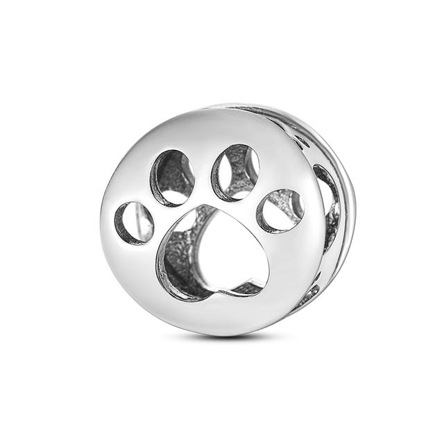 925 Silver Colorful Round Inlaid Zircon Charms Beads Pendant Fit Bracelet 925 Silver Jewelry Gift