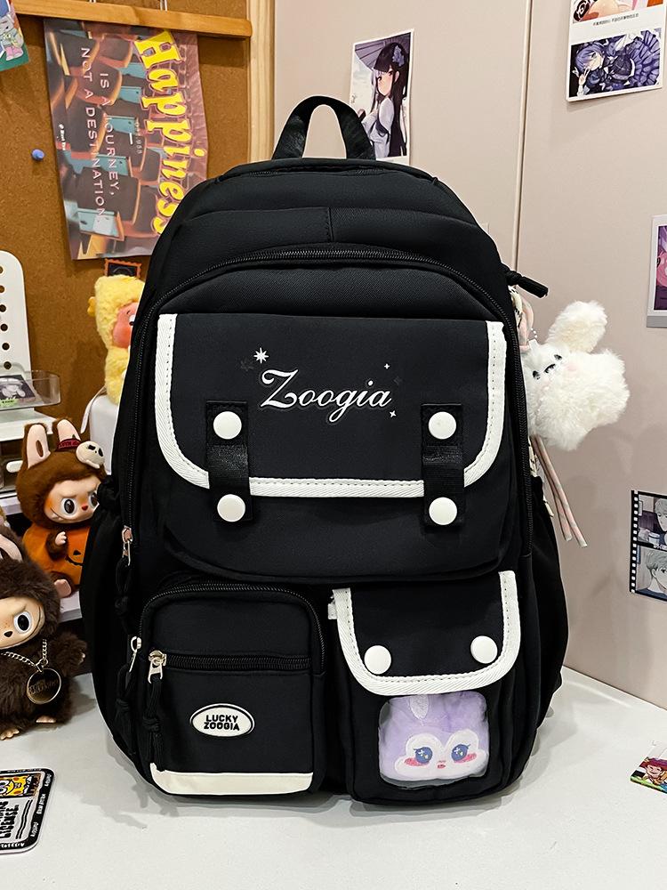 Cartable Sac à dos japonais style ins pour filles, sac à dos simple et mignon pour filles de collège, petit sac à dos frais