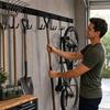 S Hooks with Shape for Hanging Ladder, Tire, Garden Tools and Rafter Storage - - Hanger