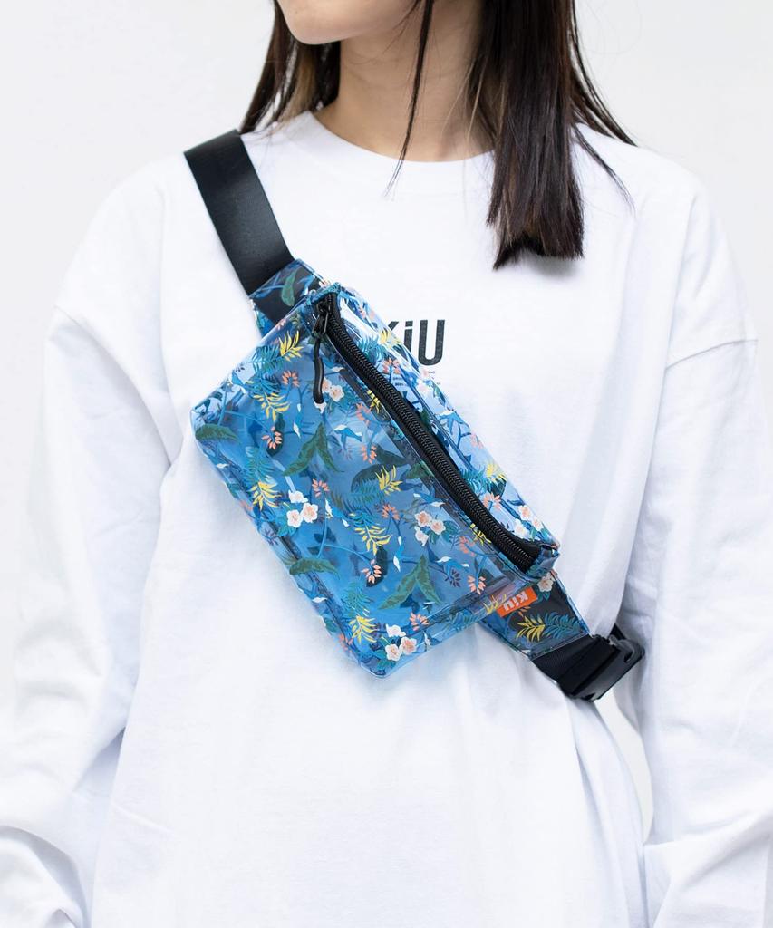 KiU Clear Clear Bag, PVC Body Bag, Shoulder Bag, Pool Bag, Beach Bag, Outdoor Bag, Festival Bag, PVC Body Bag for Men and Women, Sanctuary K337-292