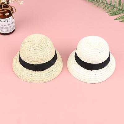 Doll House Hand-Woven Straw Hat For 1/6 Doll Accessories Decoration