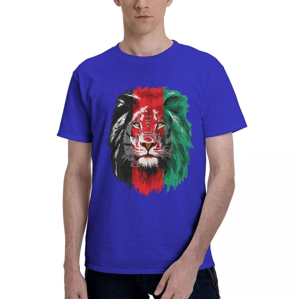 Drapeau de l'Afghanistan Lion 100% Coton Décontracté Respirant Confortable Vintage Maillots de Football 2025 Vêtements Homme