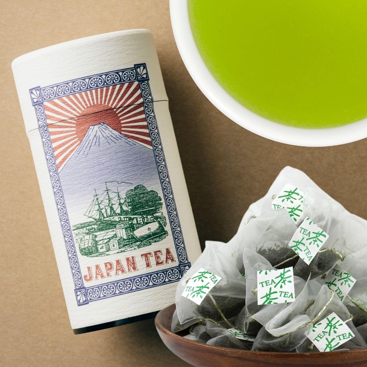 

Банка для чая Ранджи Банка для чая в пакетиках JAPANTEA Прозрачный контейнер Чайный пакетик для кружки x 20 штук Зеленый чай Сейча Японский чай Аутентичный Ямеча Ямеча Большой