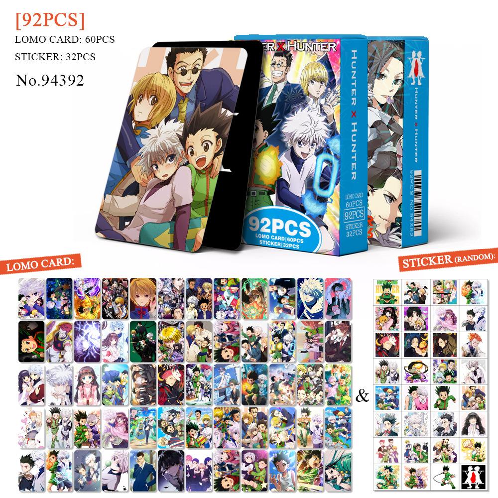 Anime Hunter×Hunter Lomo Card Postcard Collection Cards with Stickers Birthday Gift