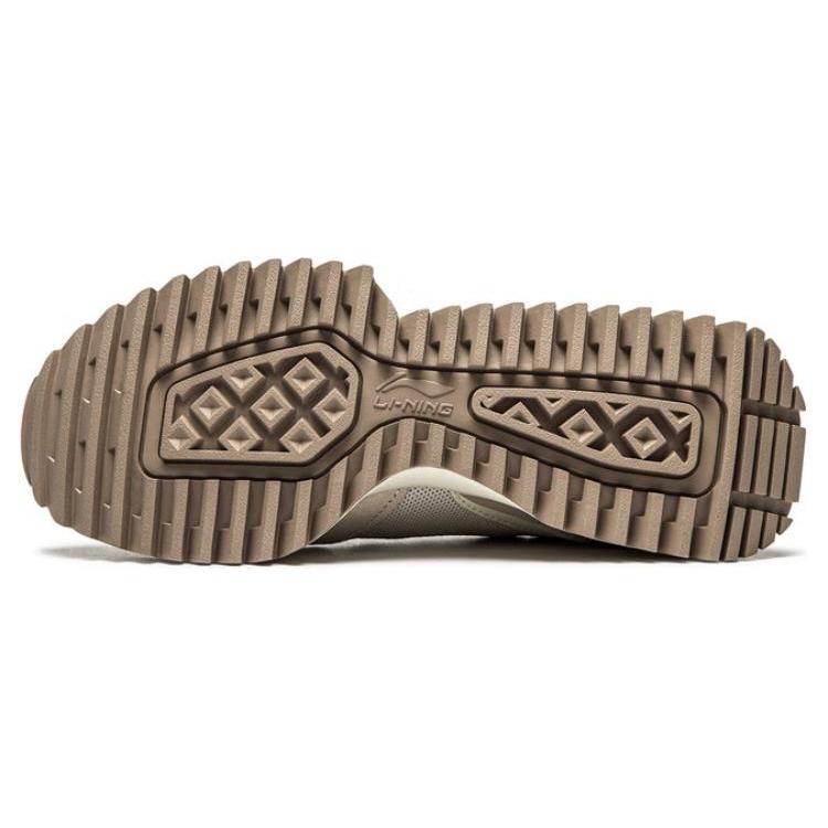 Li Ning Cushioning, Wear Resistant Low top Casual Shoes Women's White Brown AGCU114-1