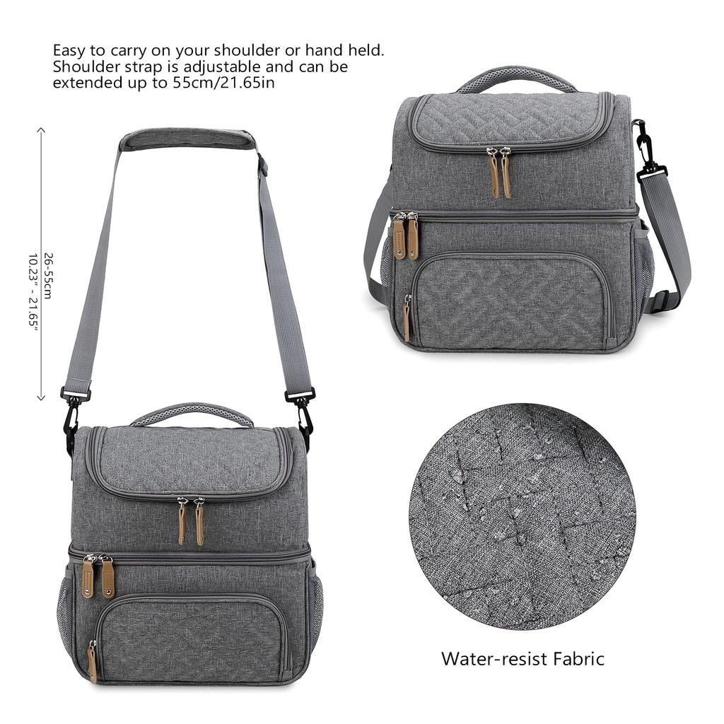 Multifunctional Mother And Baby Bag Waterproof And Insulated Bag To Keep Fresh Portable One-Shoulder Outdoor Mother'S Milk Bag