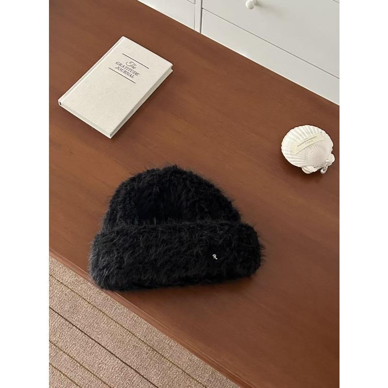 

Новая универсальная зимняя утолщенная плюшевая вязаная шапка женская шапка баотоу шапка лендлорда пуловер теплая снежная шапка M（56-58cm）