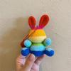 Knitted Wool Doll Keychain Finished Cute Pendant Small Accessories Car Chain Ring Exquisite