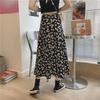 Daisy Chiffon Floral Dress with French Suspenders: Elegant & Slimming