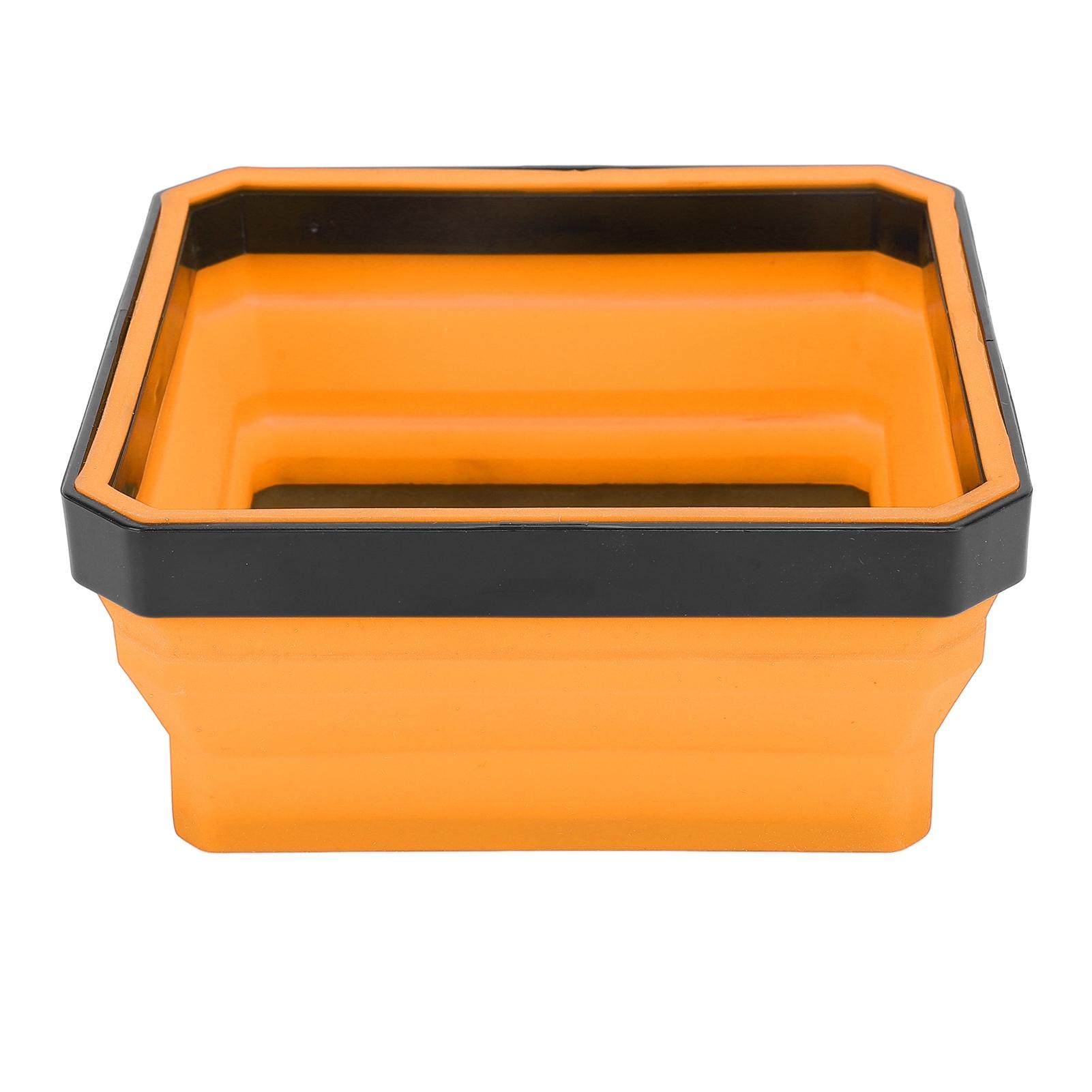 

Magnetic Parts Tool Tray Silicone Portable Widely Used Collapsible Magnetic Tool Tray Organizer for