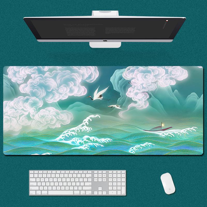 High-End Esports Mouse Pad - Large, Non-Slip, Dirt-Resistant with Wrist Support