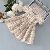 Girls' Dress, Summer Dress, Stylish Little Girl Princess Dress, Pure Cotton Summer Children's Cotton Floral Skirt