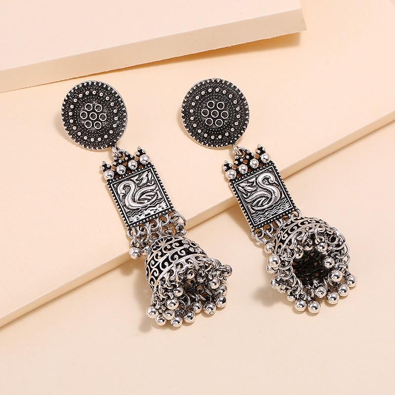 Bohemian Tassel Earrings: Retro Ethnic Style for Women